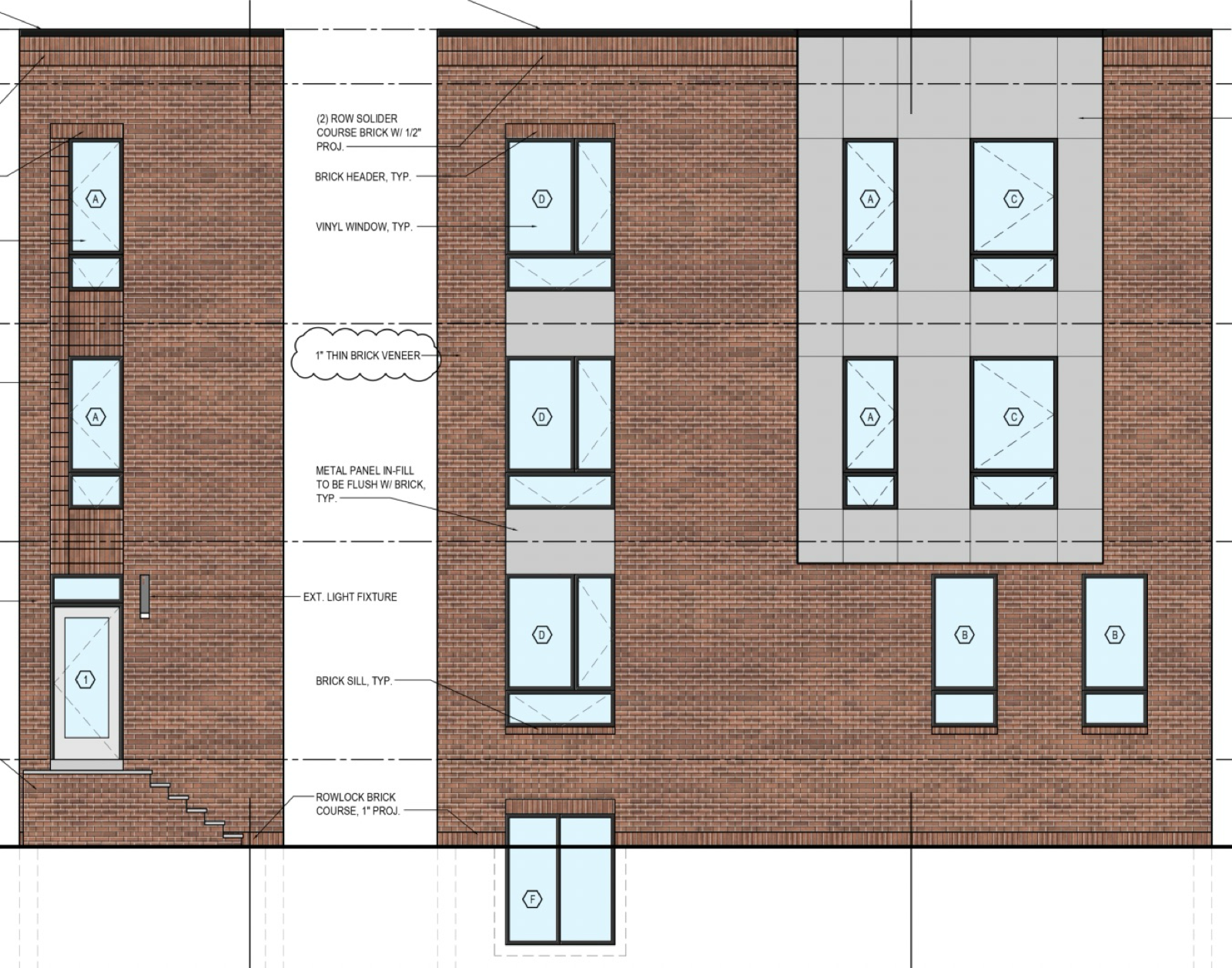 3001 Ridge Ave architectural elevation